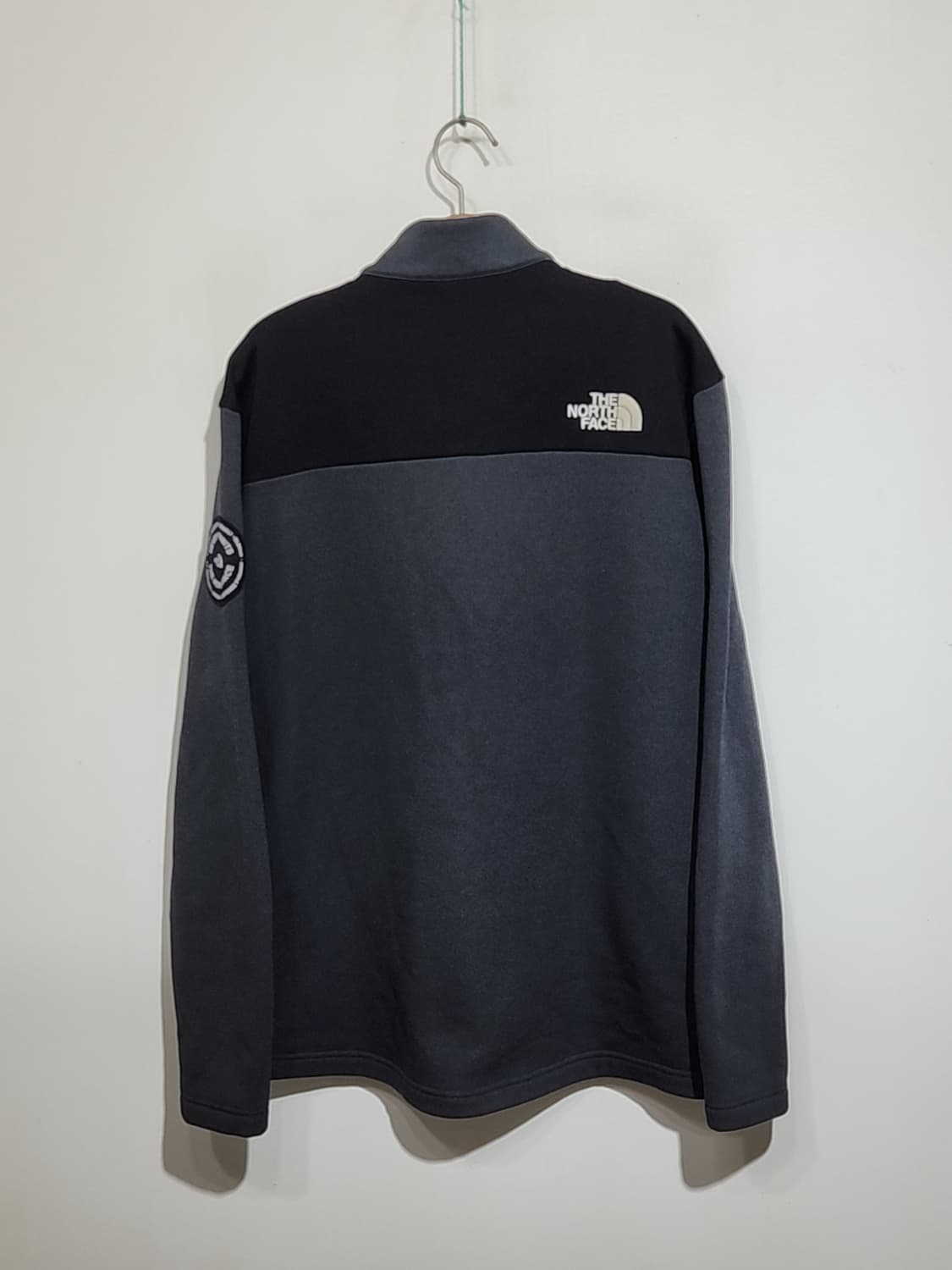 (XL) 노스페이스 반집업 티셔츠 스판 기모 등산복 긴팔티  상품이미지8