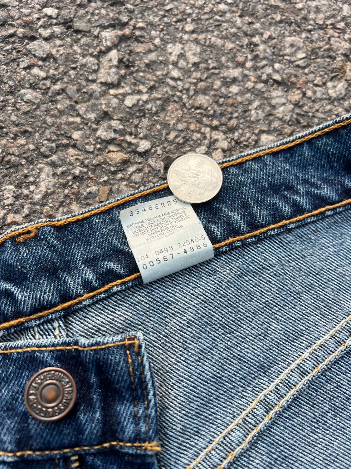 🇲🇽 90s 리바이스 567 와이드레그 33-34 상품이미지4