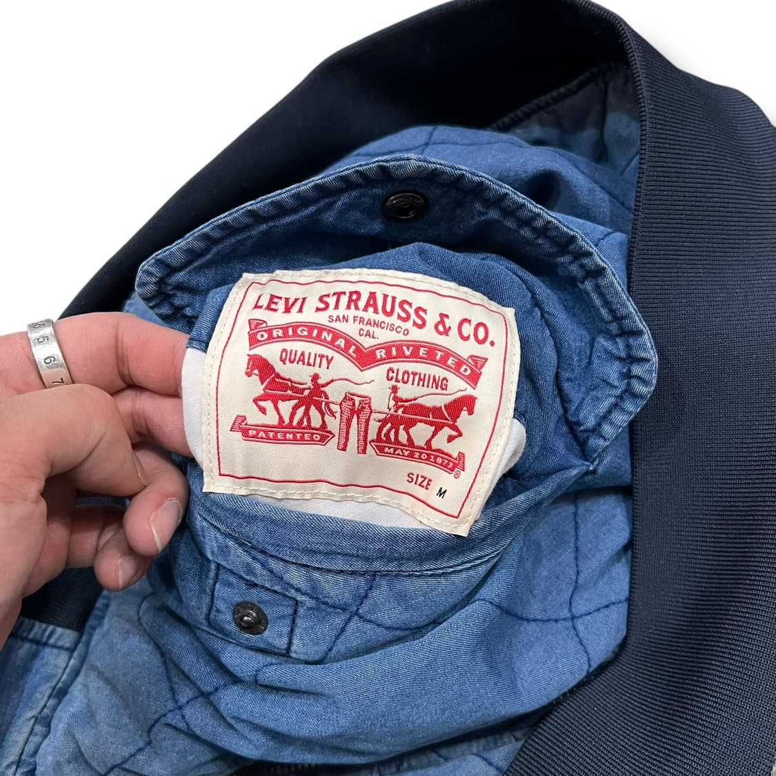  리바이스 리버시블 쉐르파 봄버자켓 y14271 상품이미지7