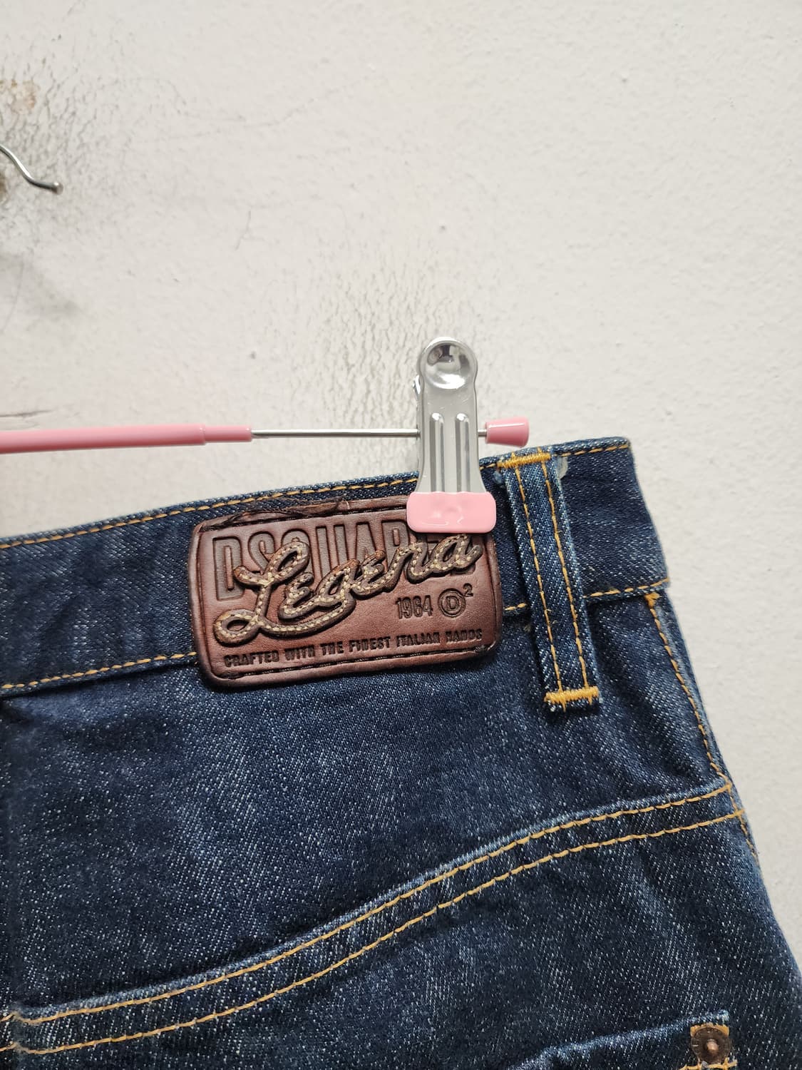 DSQUARED2 가죽패치 로고 청바지  상품이미지4