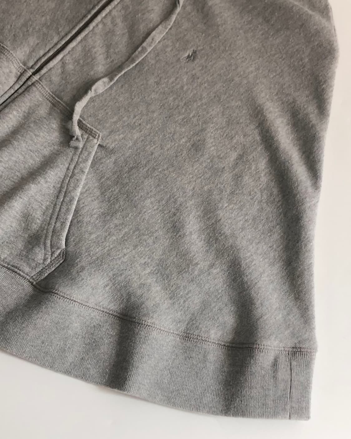 Polo 폴로 랄프로렌 우먼 그레이컬러 스웨트 판초 가디건 상품이미지5