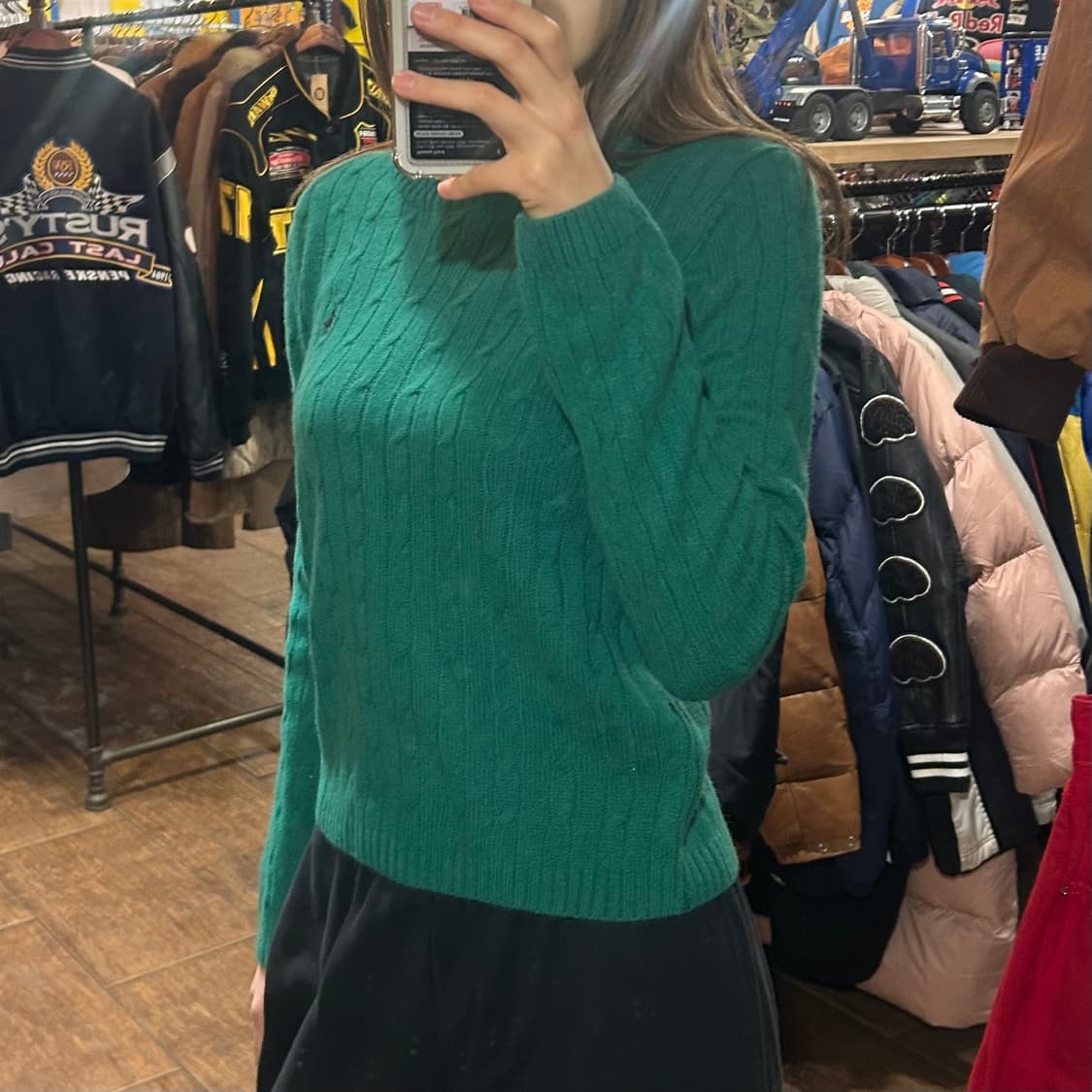 [HI] 폴로 랄프로렌 니트 그린 상품이미지4