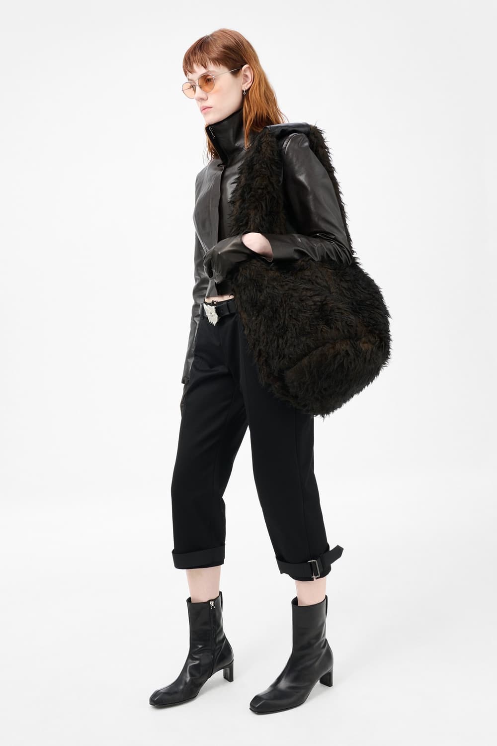 아워레가시 25fw DRIP BAG/드립백_브라운 헤어리 울 상품이미지4