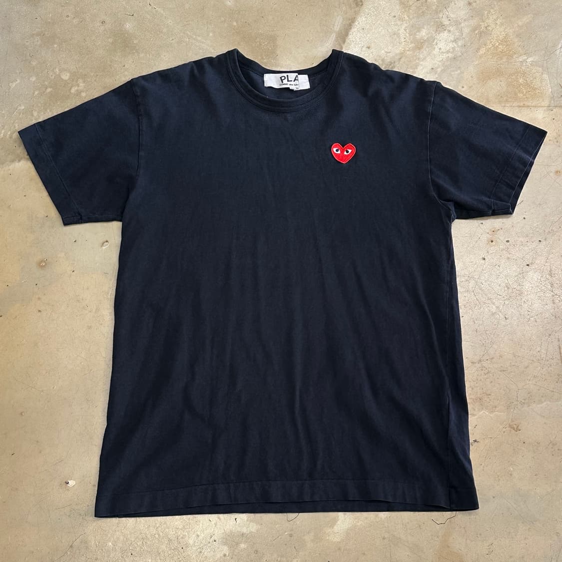 XL 꼼데가르송 레드와펜 반팔티  상품이미지2