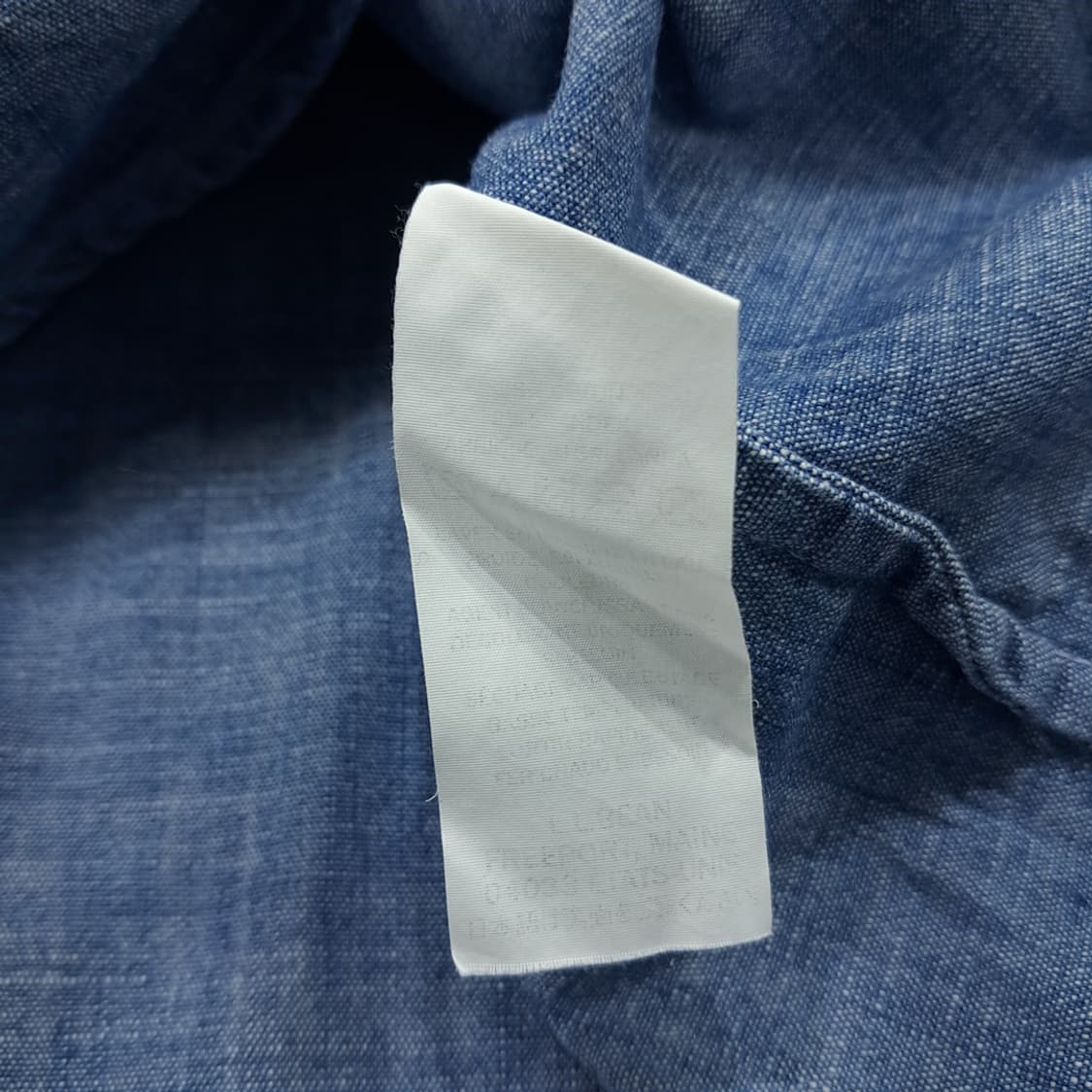 CN813 M 엘엘빈 샴브레이 긴팔 셔츠 남방 상품이미지9