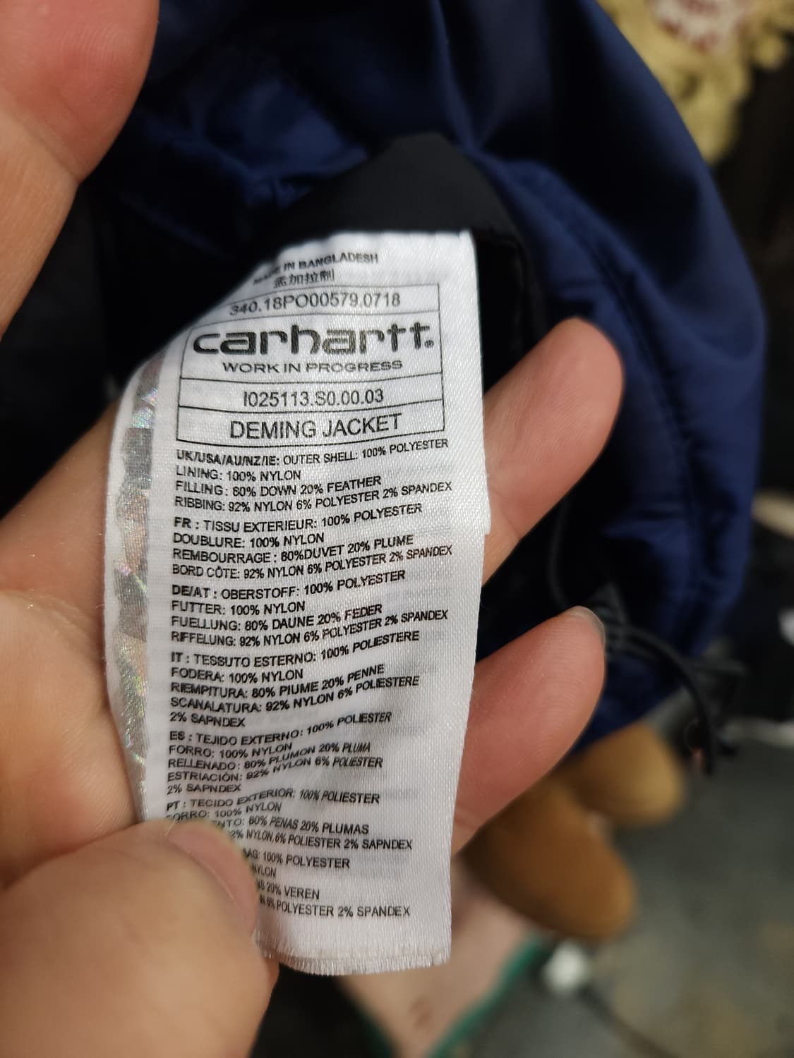 칼하트 데밍 오리털 패딩점퍼

 상품이미지5