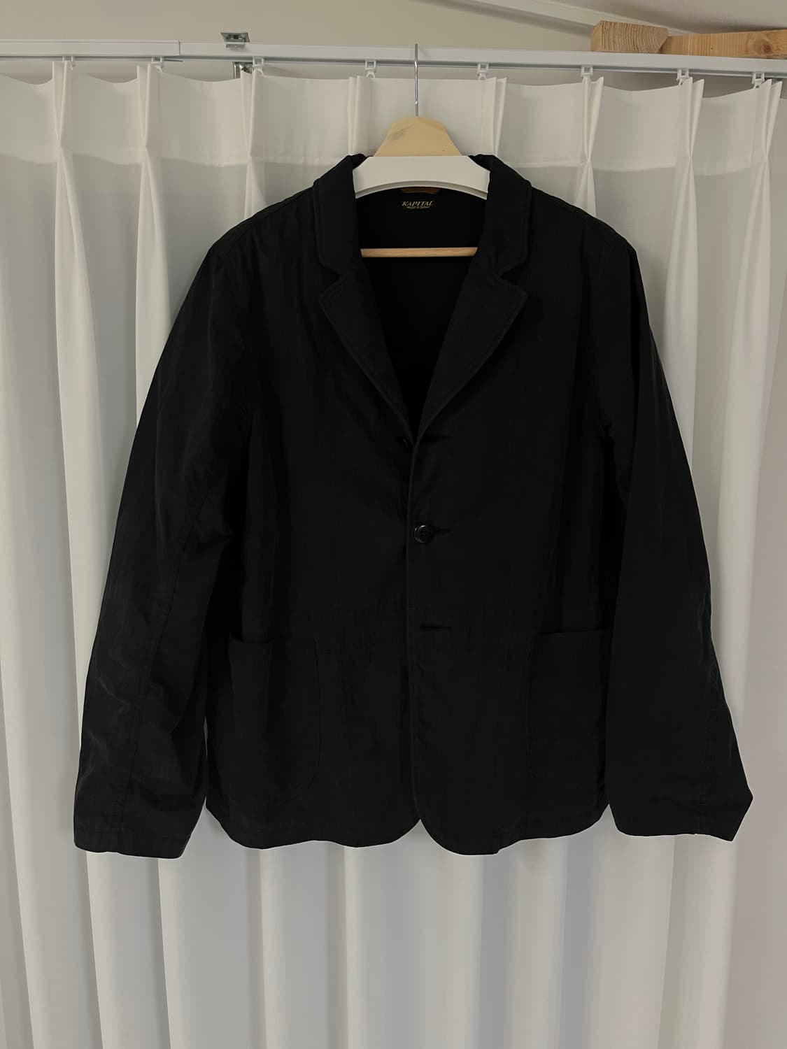 캐피탈 호스피탈 립스탑 블랙 자켓 (M) 상품이미지5