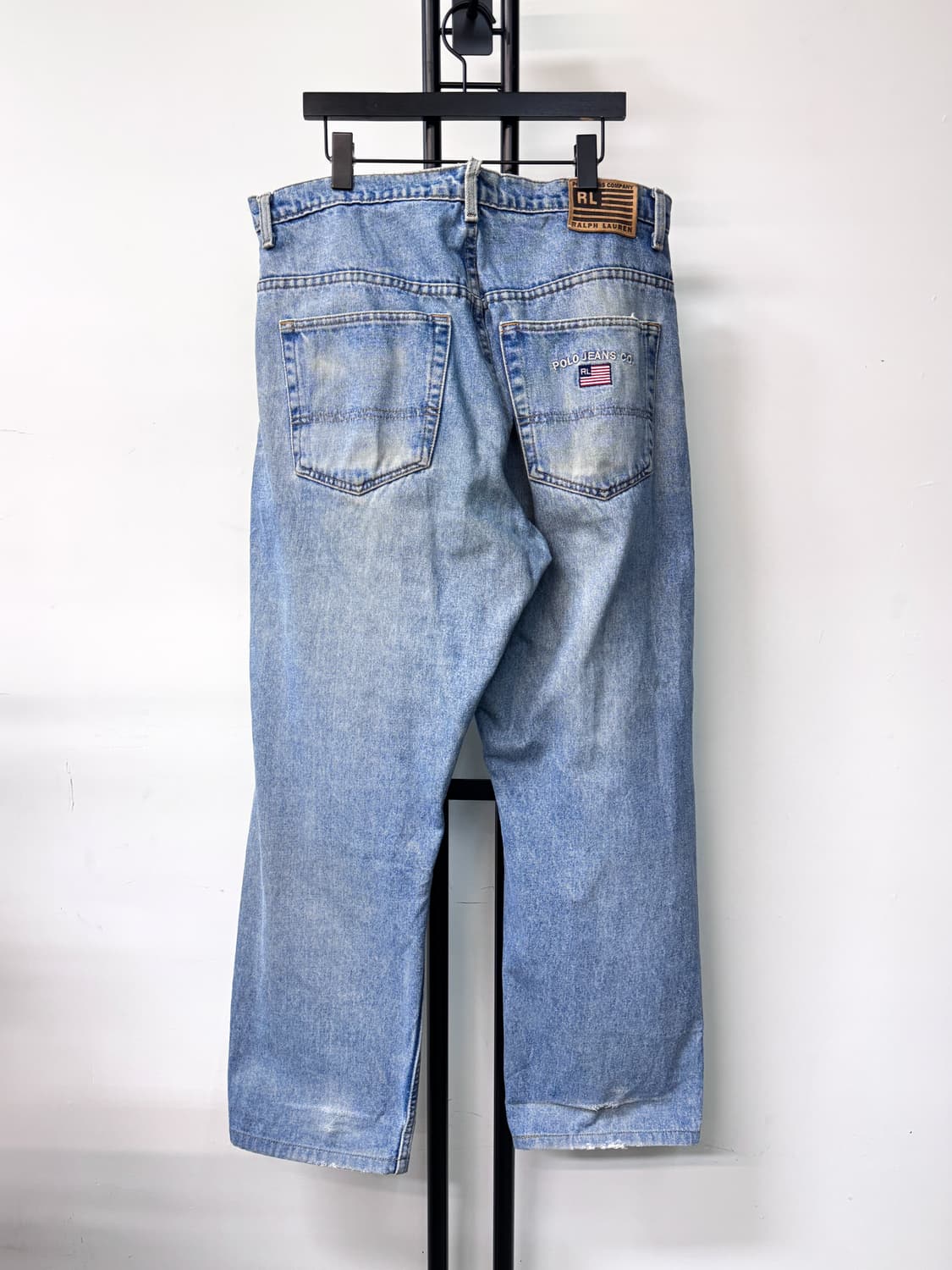 폴로 진스 아치 로고 와이드 데님 팬츠 상품이미지3