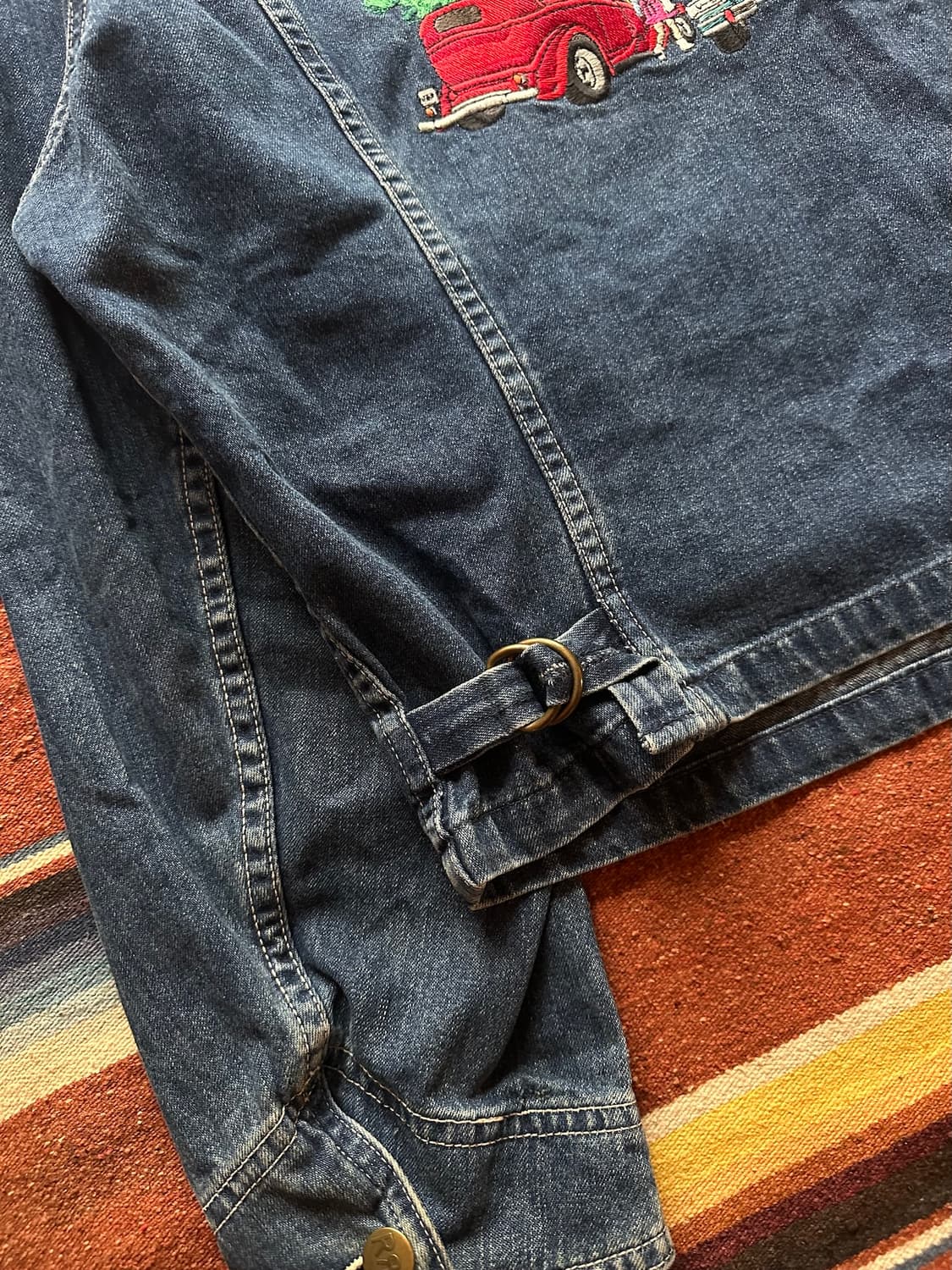 90s USA 빈티지 더블알엘 RRL 엔지니어 데님 자켓 상품이미지9