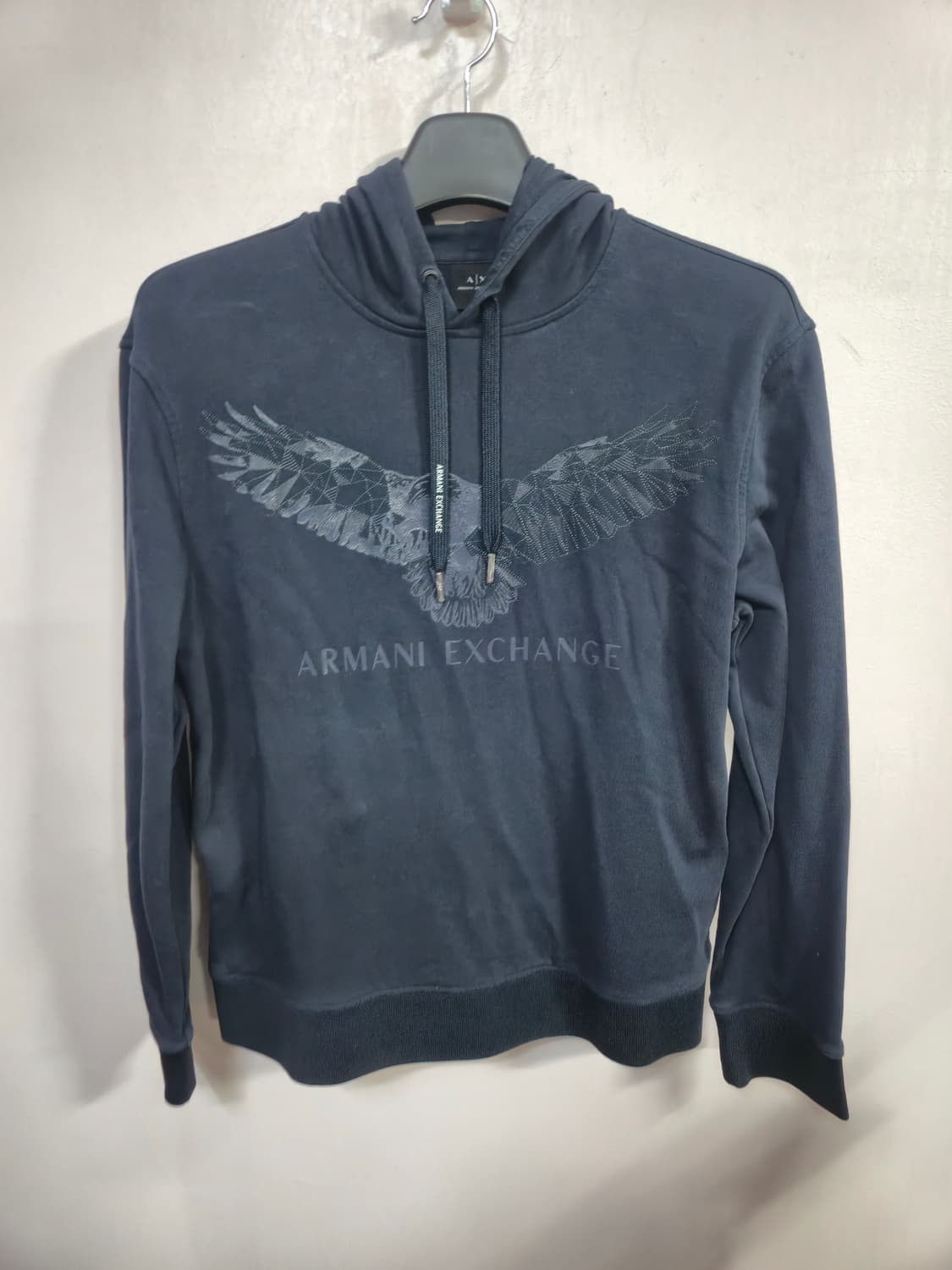 아르마니 익스체인지 네이비 독수리 후드티 상품이미지2