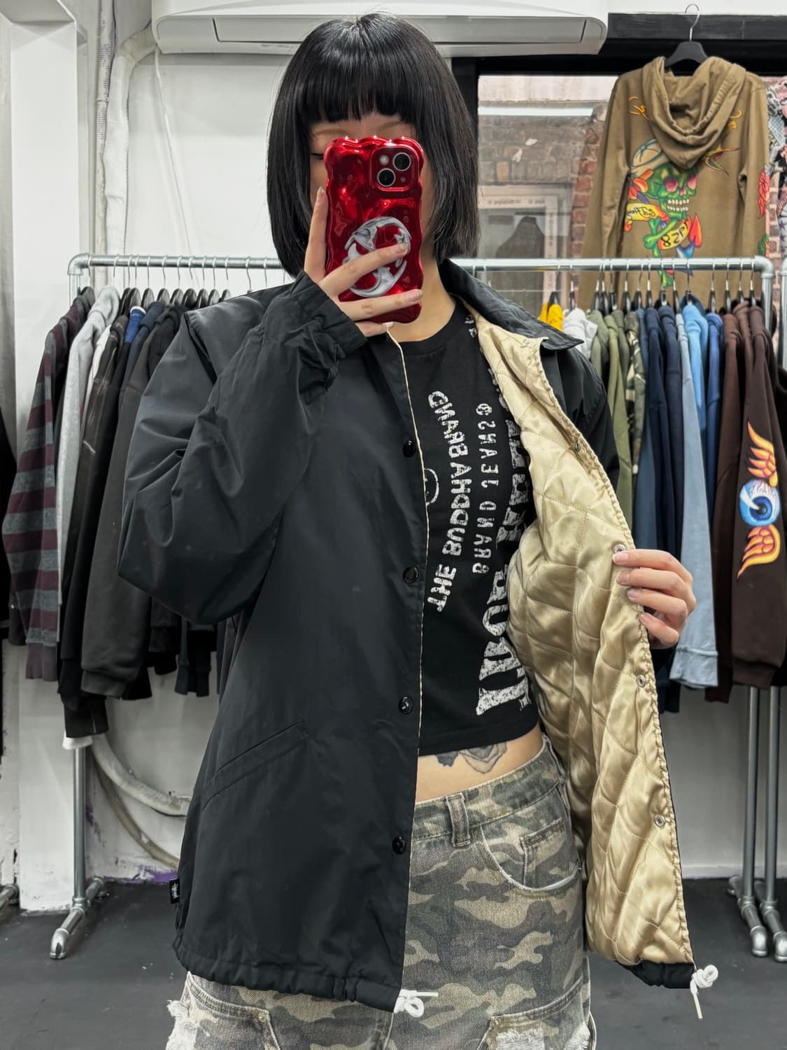 스투시 더블링크 퀄팅 코치자켓 상품이미지3