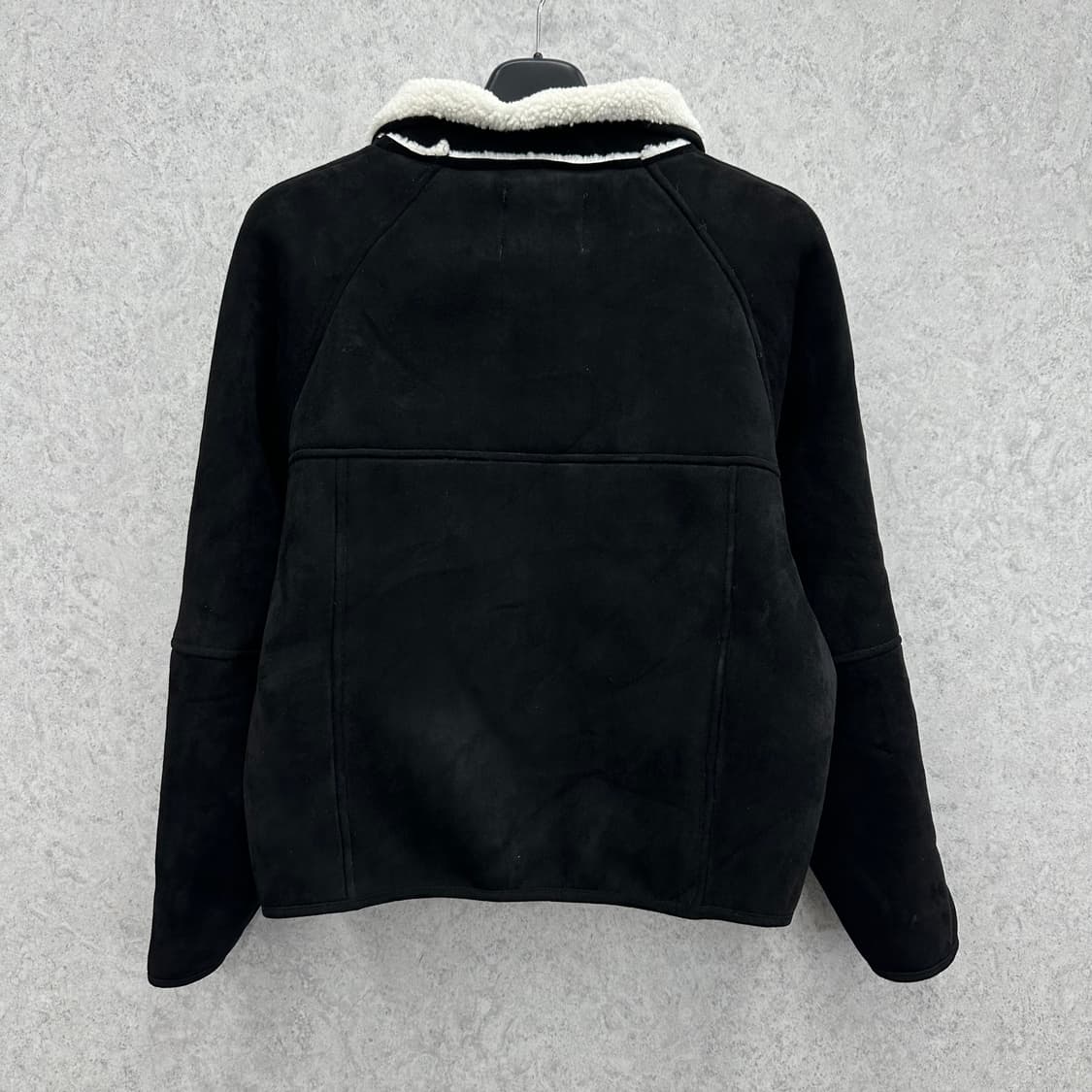 FREE 에코스웨이드 여자 루즈핏 쉐르파 무스탕 자켓 상품이미지2