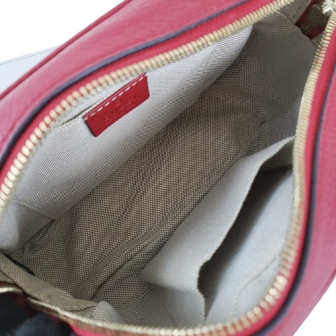 정품 구찌 소호 디스코백 레드 스몰 상품이미지10