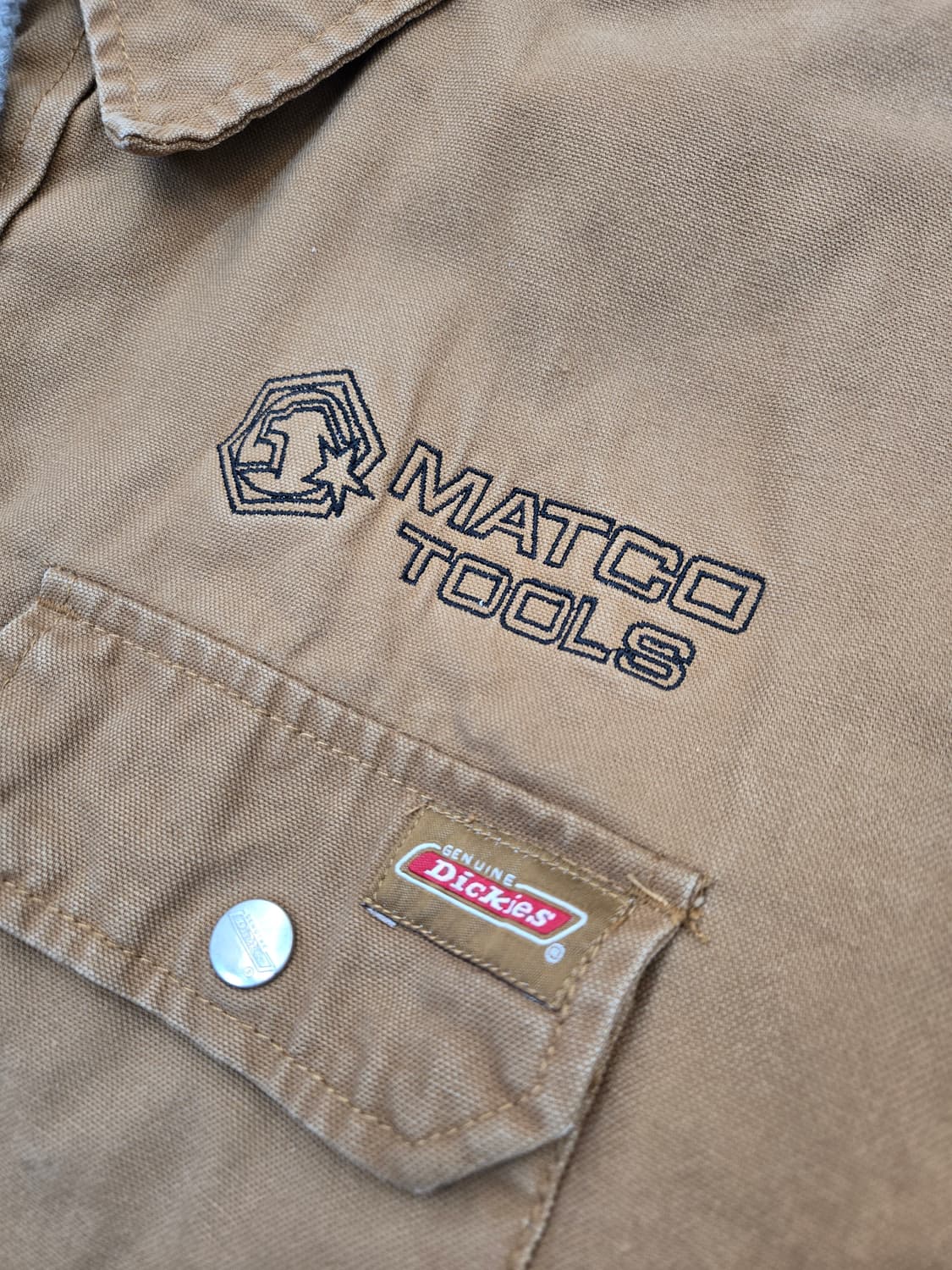 Dickies MATCO TOOLS 후드 워크 자켓 브라운 상품이미지2