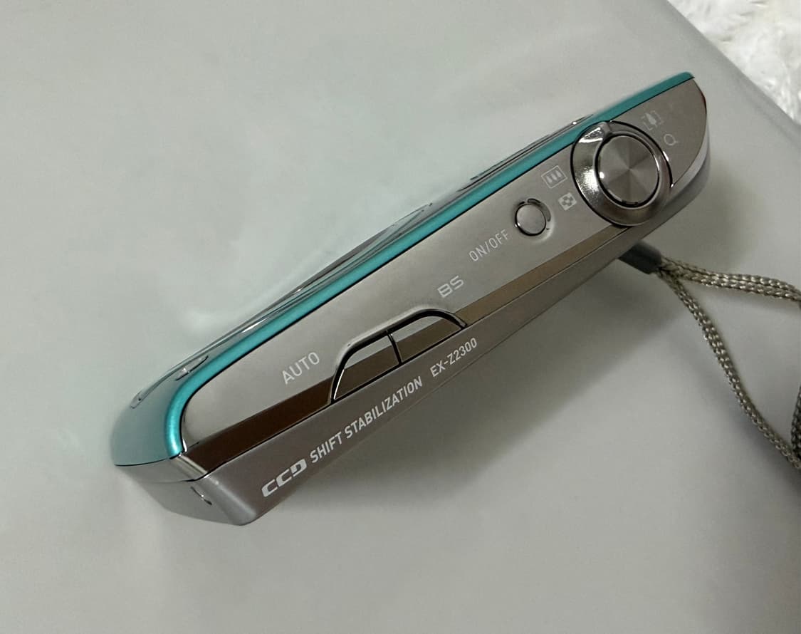 카시오 엑슬림 z2300 블루 디카 상품이미지5