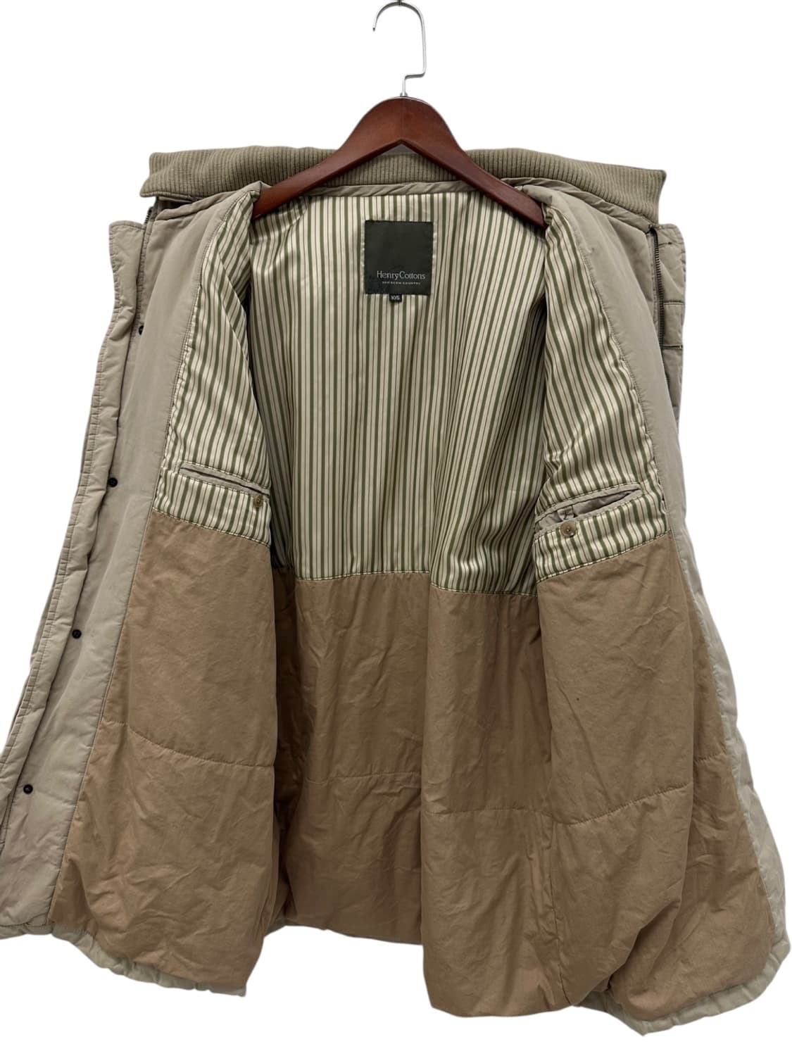 헨리코튼 패딩자켓 베이지 (XL)  상품이미지8