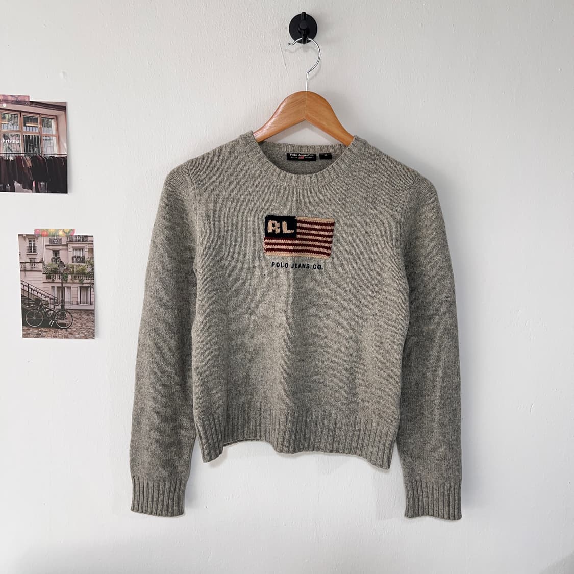 [M] 90s 폴로진스 성조기니트 상품이미지2