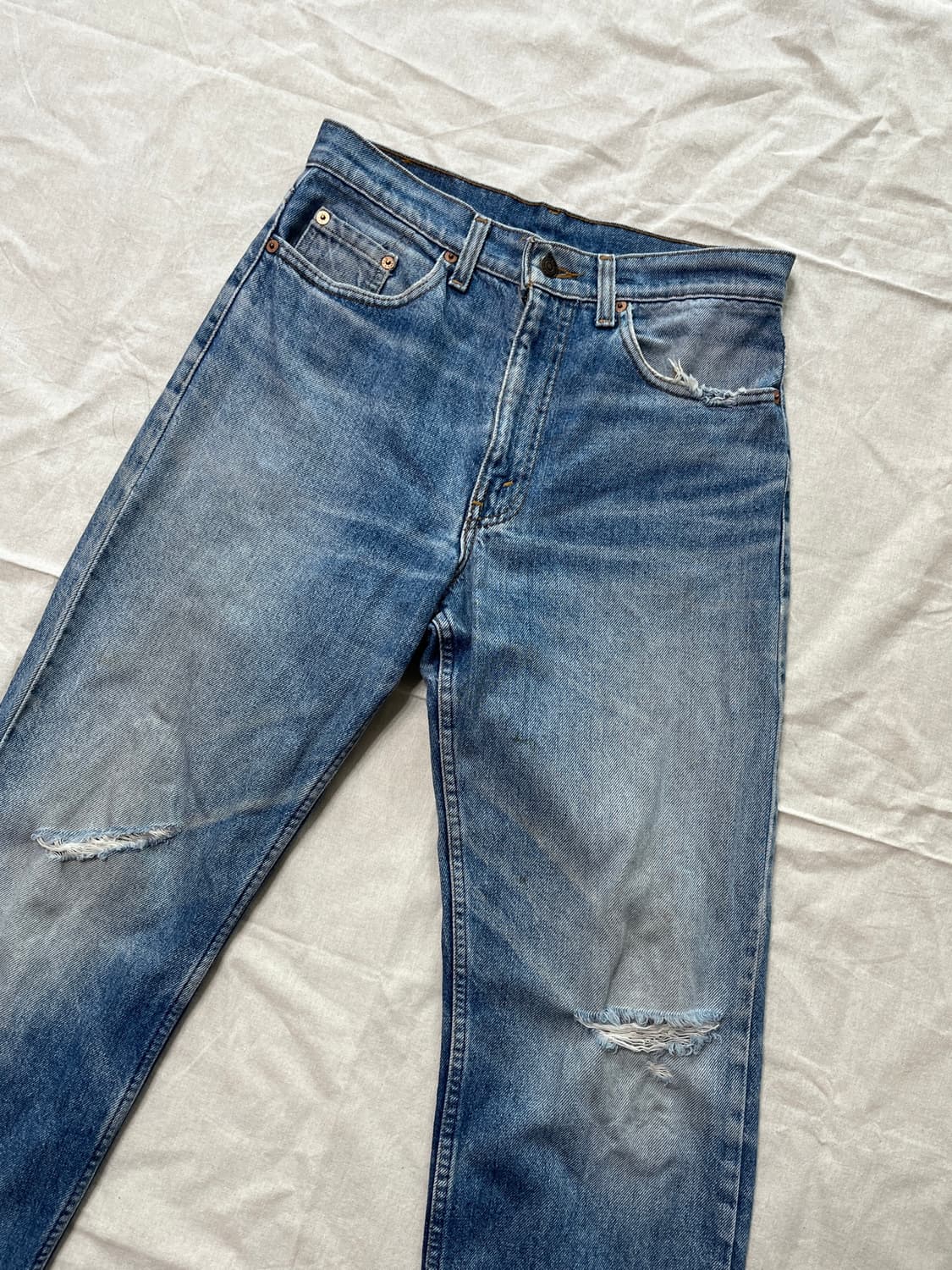 [92's USA] Levi's 오리지널 Lot 510 디스트로이드 데님 상품이미지3