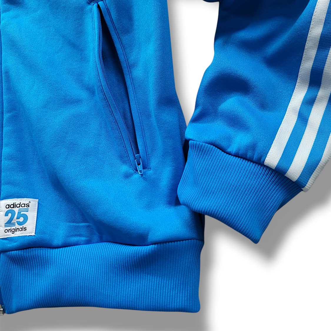 [90] 아디다스 오리지널 블루 기모 니고베어 후드집업 져지 상품이미지6