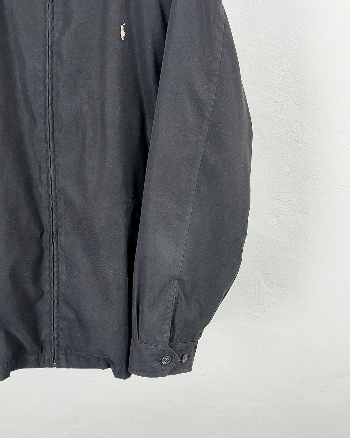 폴로 랄프로렌 블랙 오버 폴리쉘 바이 스윙 자켓 상품이미지5