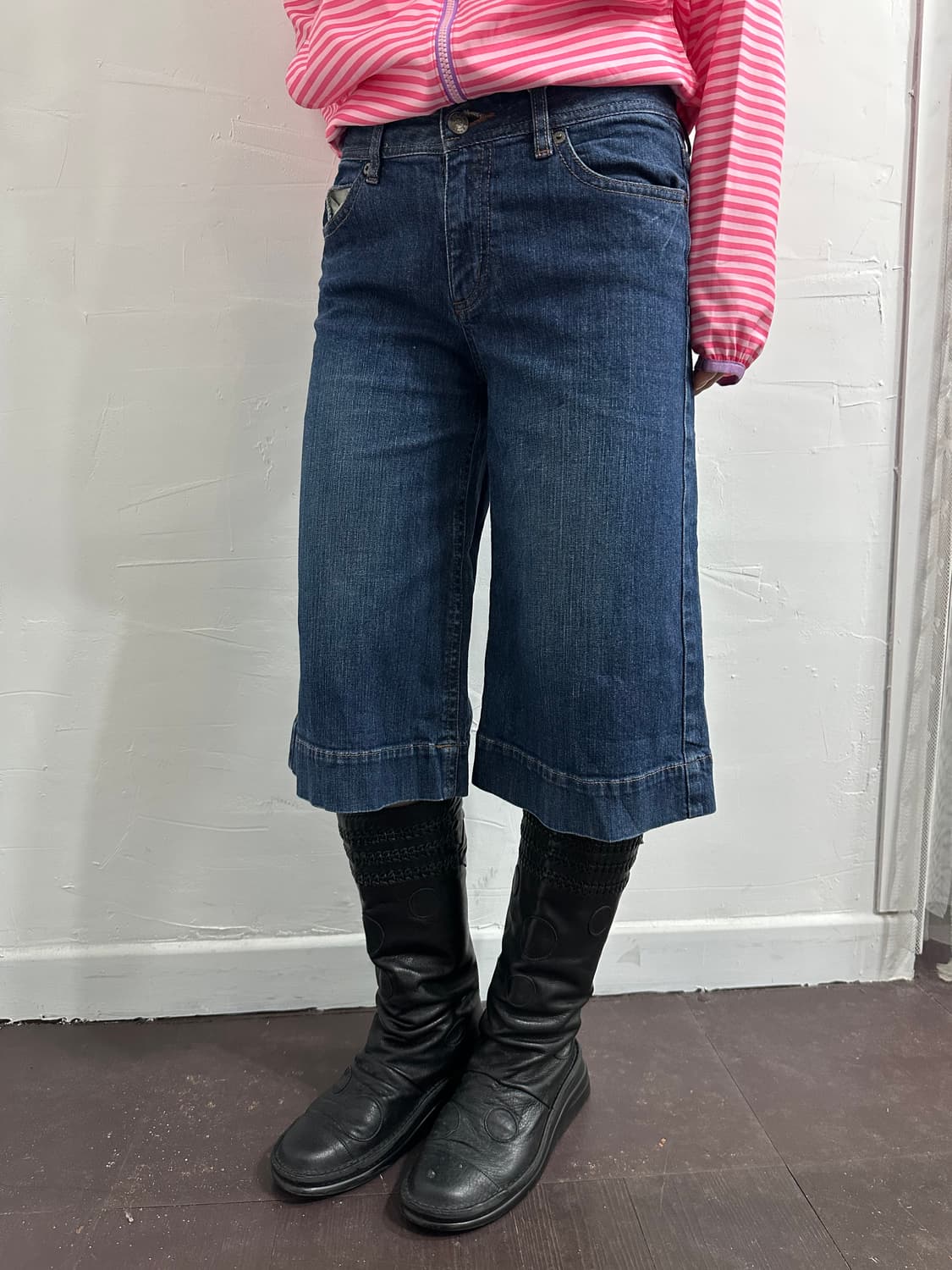 enracine denim half pants 상품이미지3