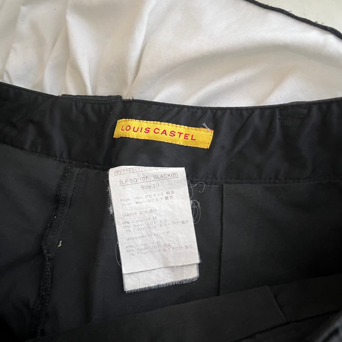 루이까스텔 블랙 골프 스커트 상품이미지7