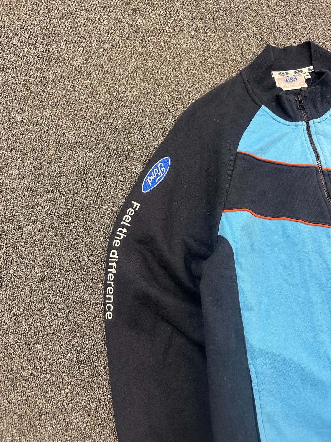 FORD 포드 사이드 프린팅 배색 집업 져지 상품이미지3