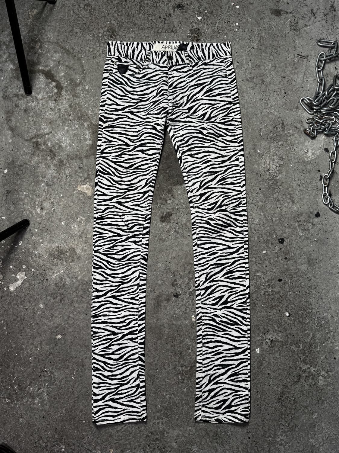 APRIL77 – Zebra Skinny Pants 상품이미지6