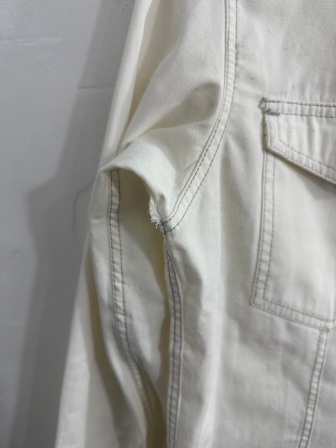 tornado mart white shirt jacket 상품이미지3