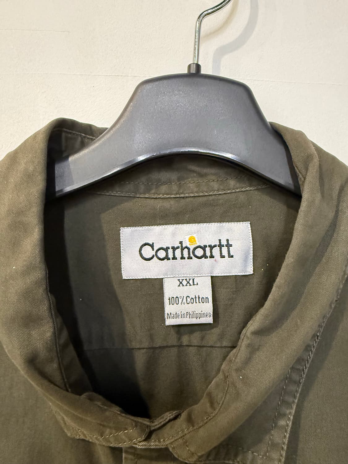 칼하트 카키 긴팔셔츠 상품이미지3