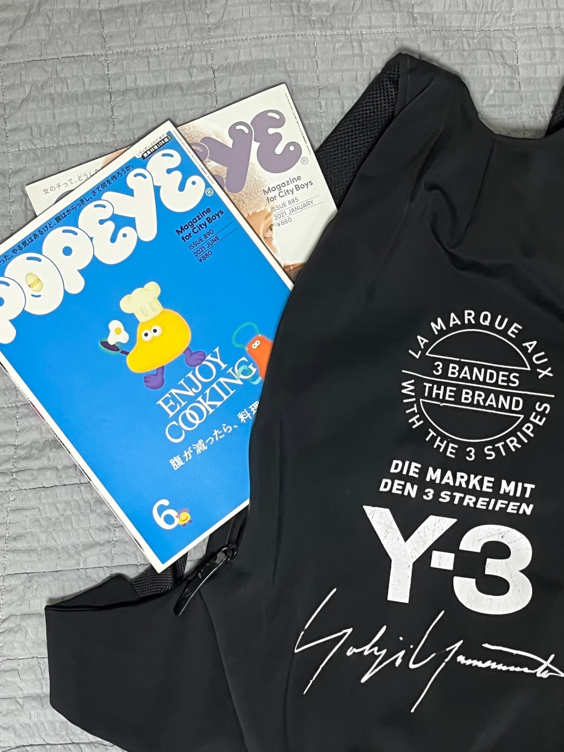 Y-3 요지야마모토 사이드 지퍼 백팩 블랙 상품이미지9