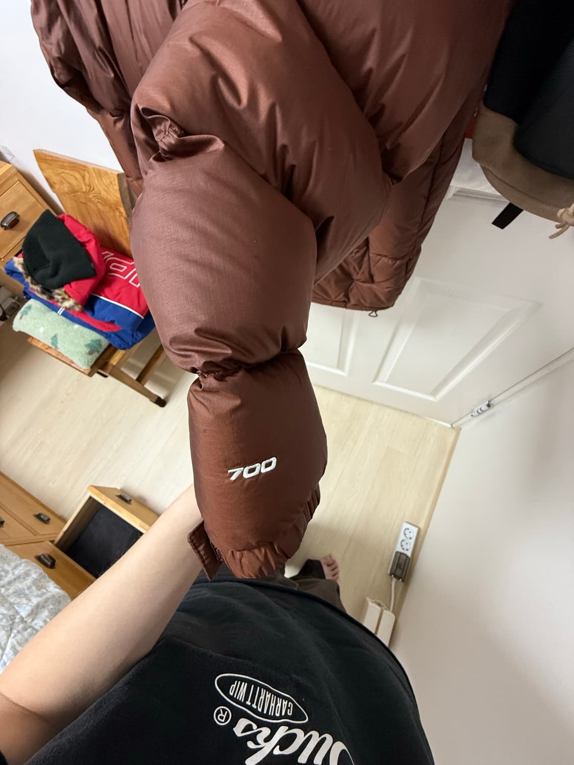 노스페이스 눕시 700 다크오크 상품이미지3