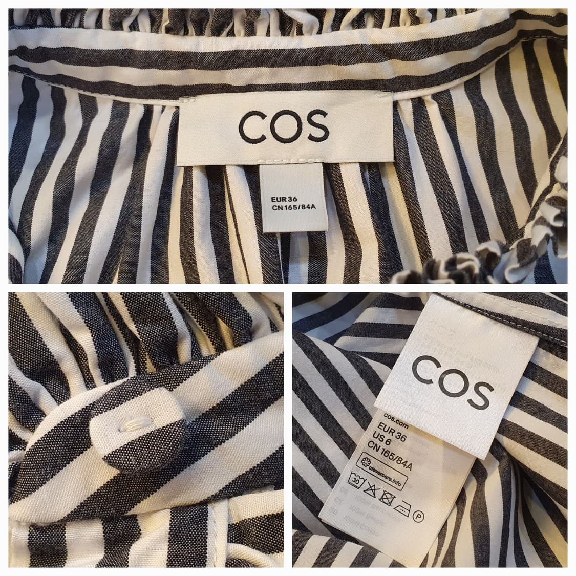 88.COS 프릴 스트라이프 셔츠 상품이미지6