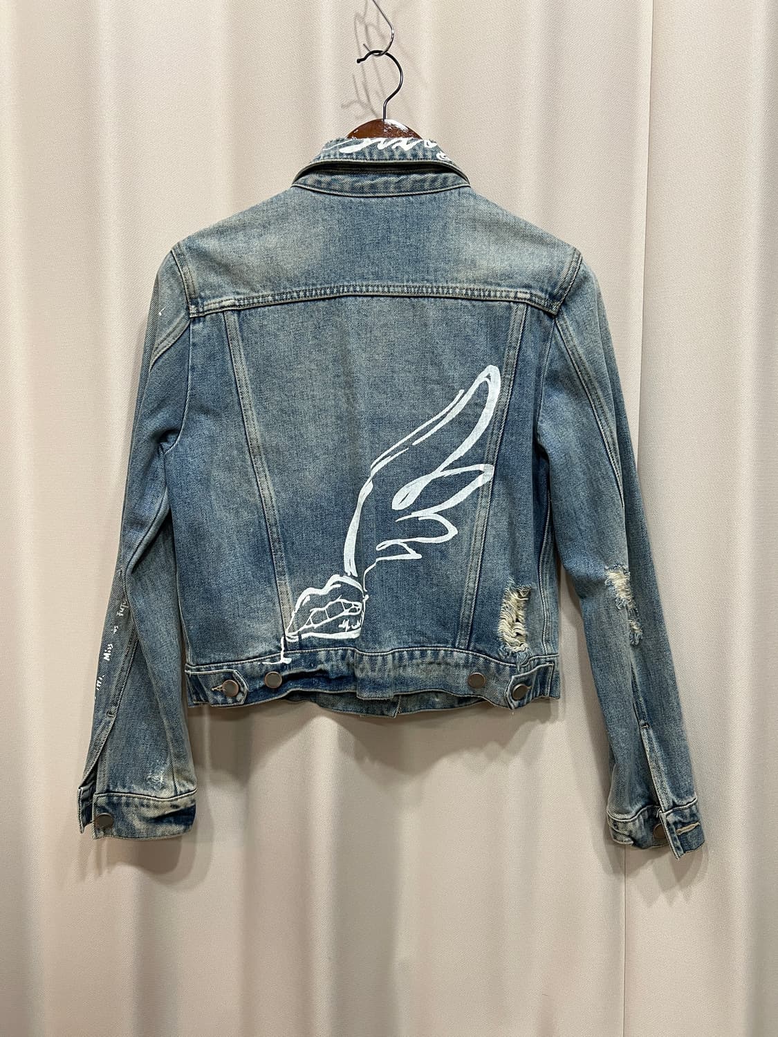 Miss sixty 여성 디스트로이드 데님 트러커 자켓 상품이미지6