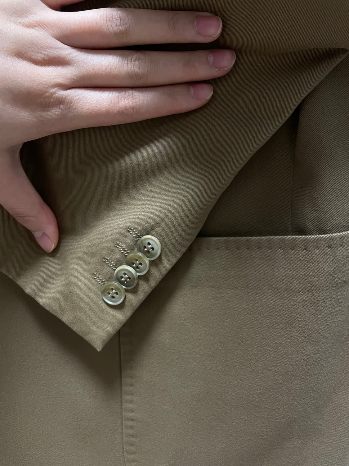 21 suit select 브라운 블레이저 상품이미지5