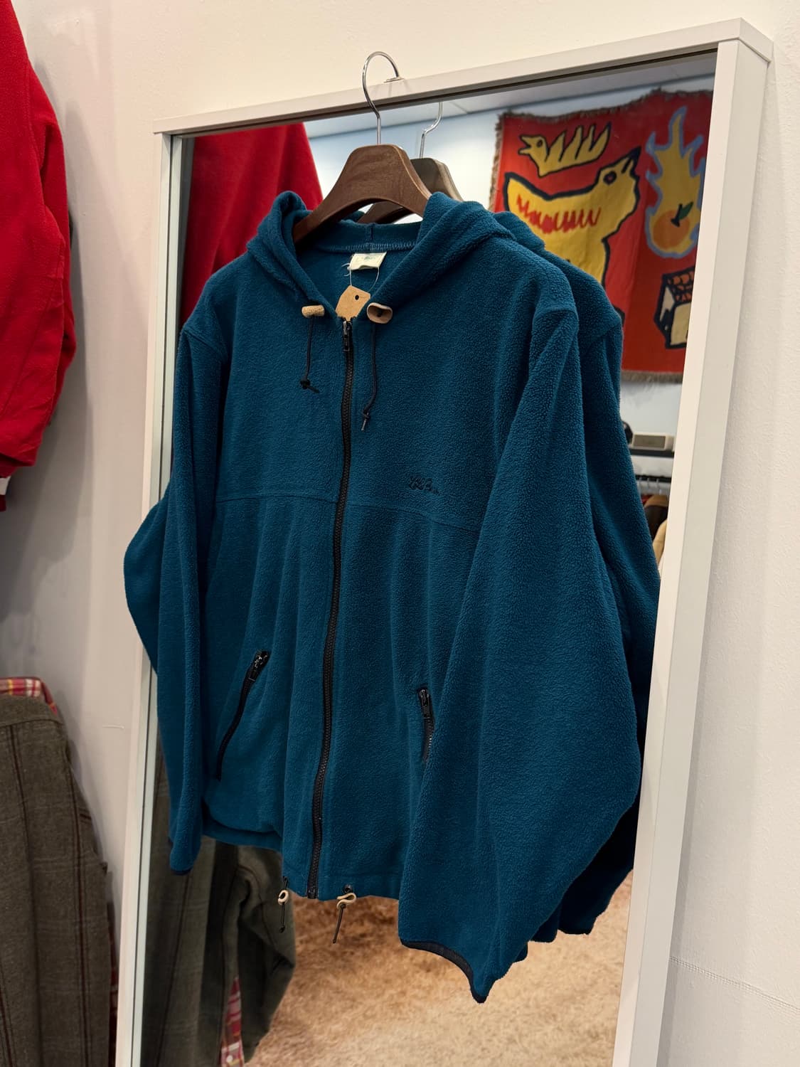 80-90s L.L.Bean 엘엘빈 플리스 후드 집업 자켓 상품이미지1