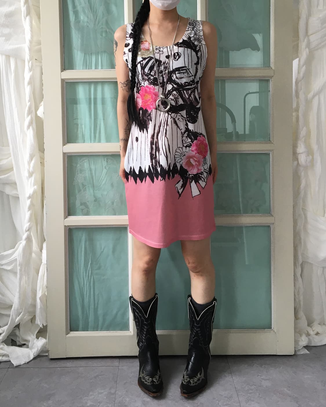 Printing point sleeveless 상품이미지6