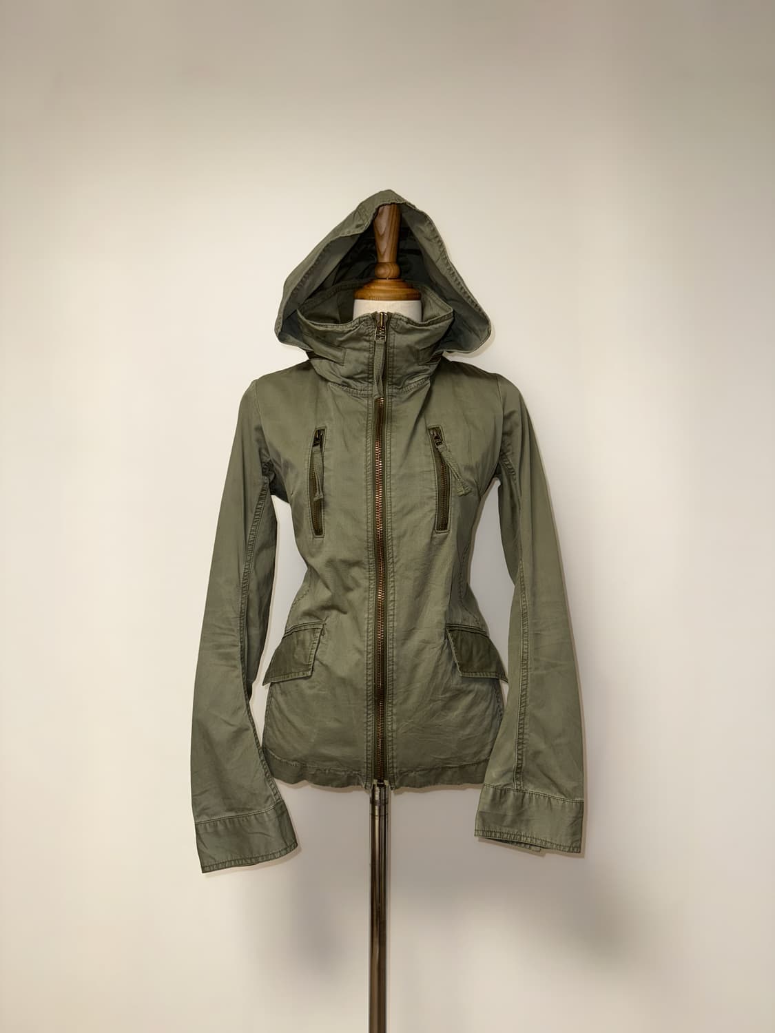 Moussy 와투케 카키 자켓 상품이미지1