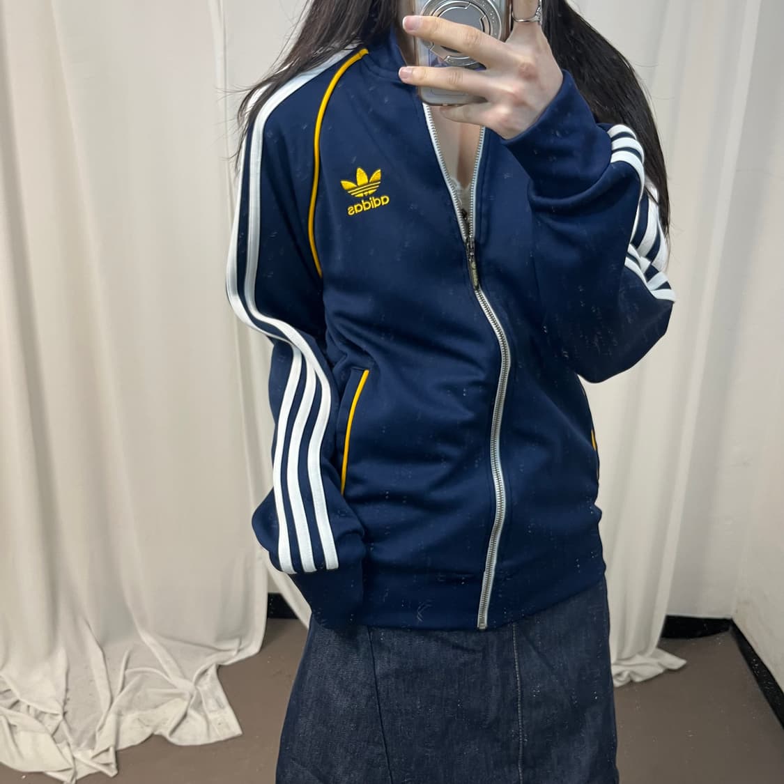 Adidas navy Superstar jersey 상품이미지3