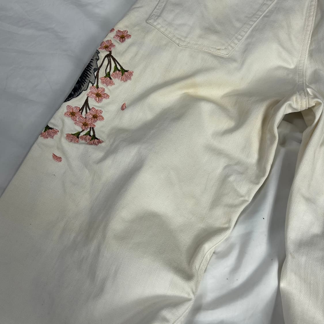 [KARAKURI TAMASHII] 오리엔탈 잉어 사쿠라 팬츠 상품이미지6