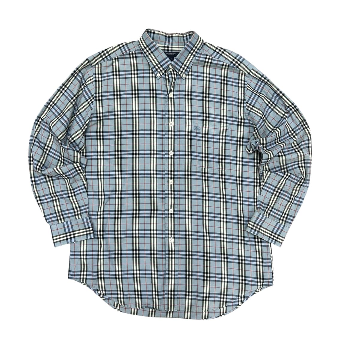 버버리 베이비블루 노바체크 셔츠(L) 상품이미지1