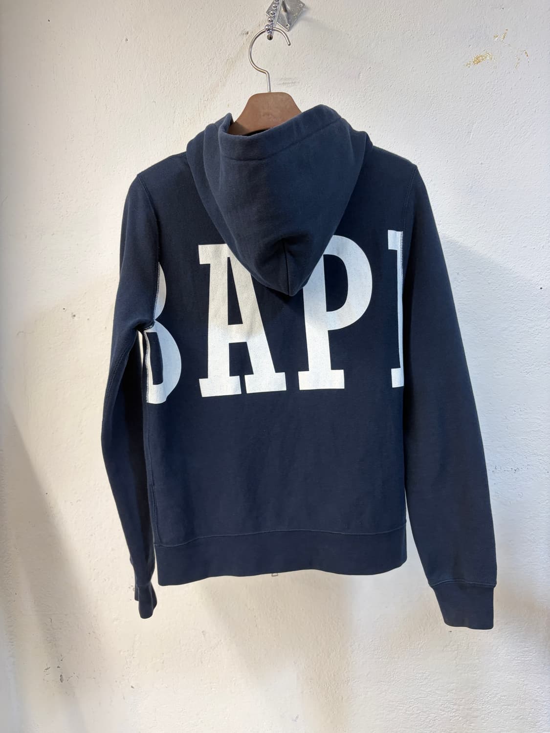 베이프 스타 딱붙핏 후드 집업 상품이미지8