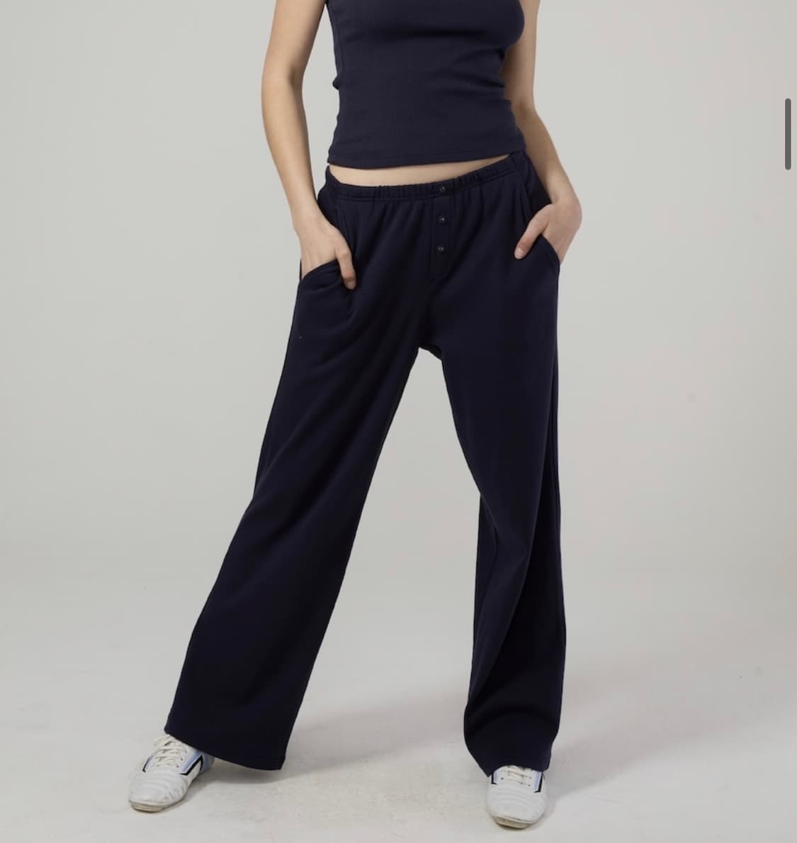 PROVINCE EYELET PANTS (NAVY) 상품이미지3