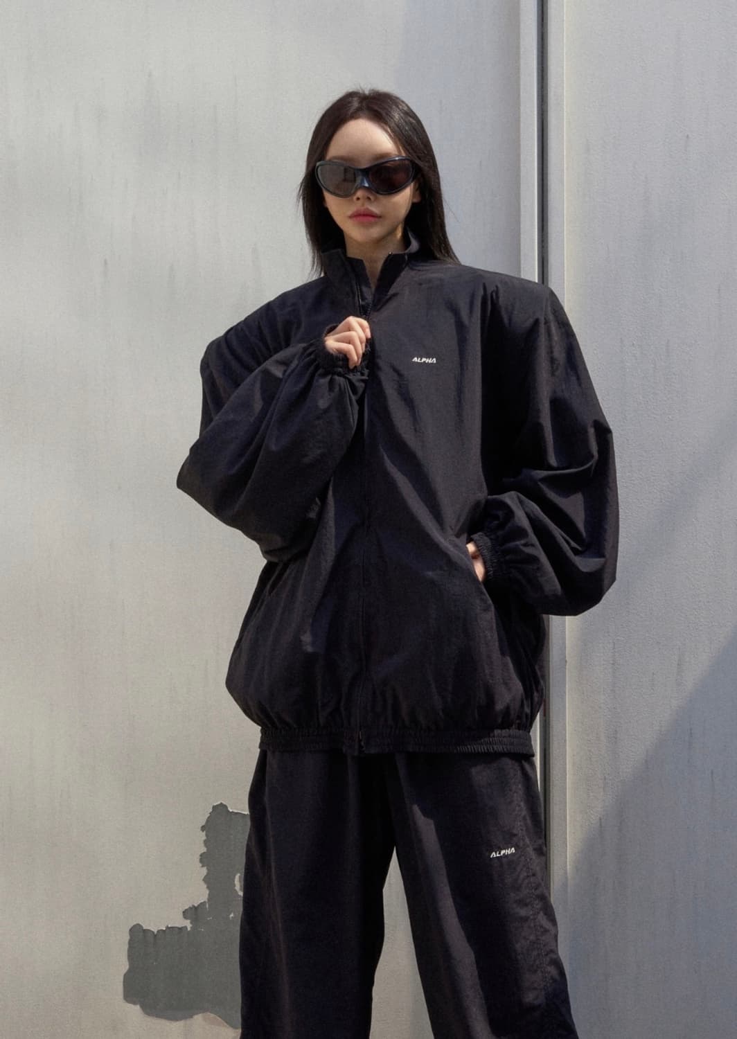 새상품) 랑거 langer 알파 오버 셋업 자켓 점퍼 바람막이 상품이미지9