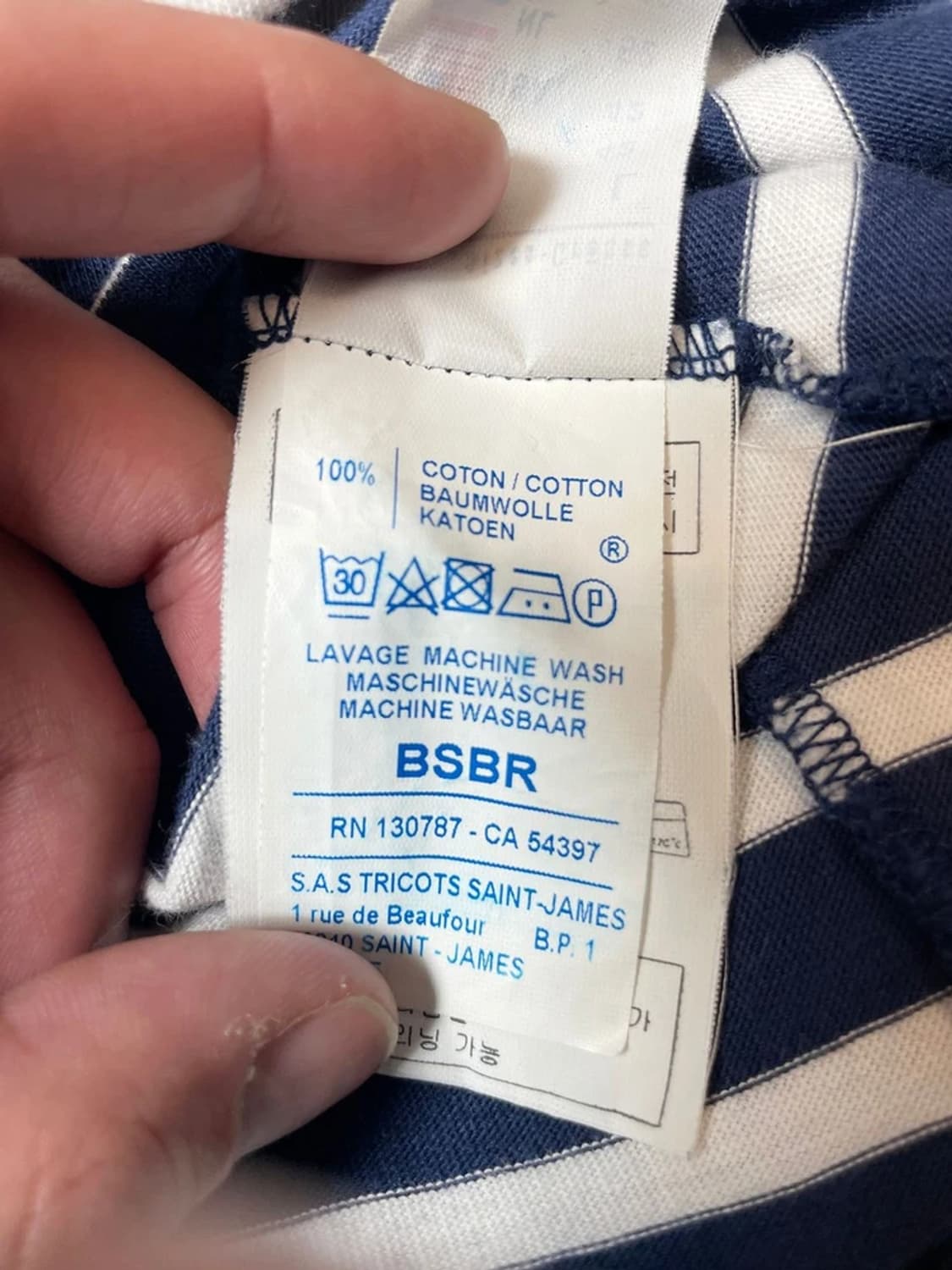 세인트제임스 시그니처 스트라이프 롱슬리브 PN9452 상품이미지7