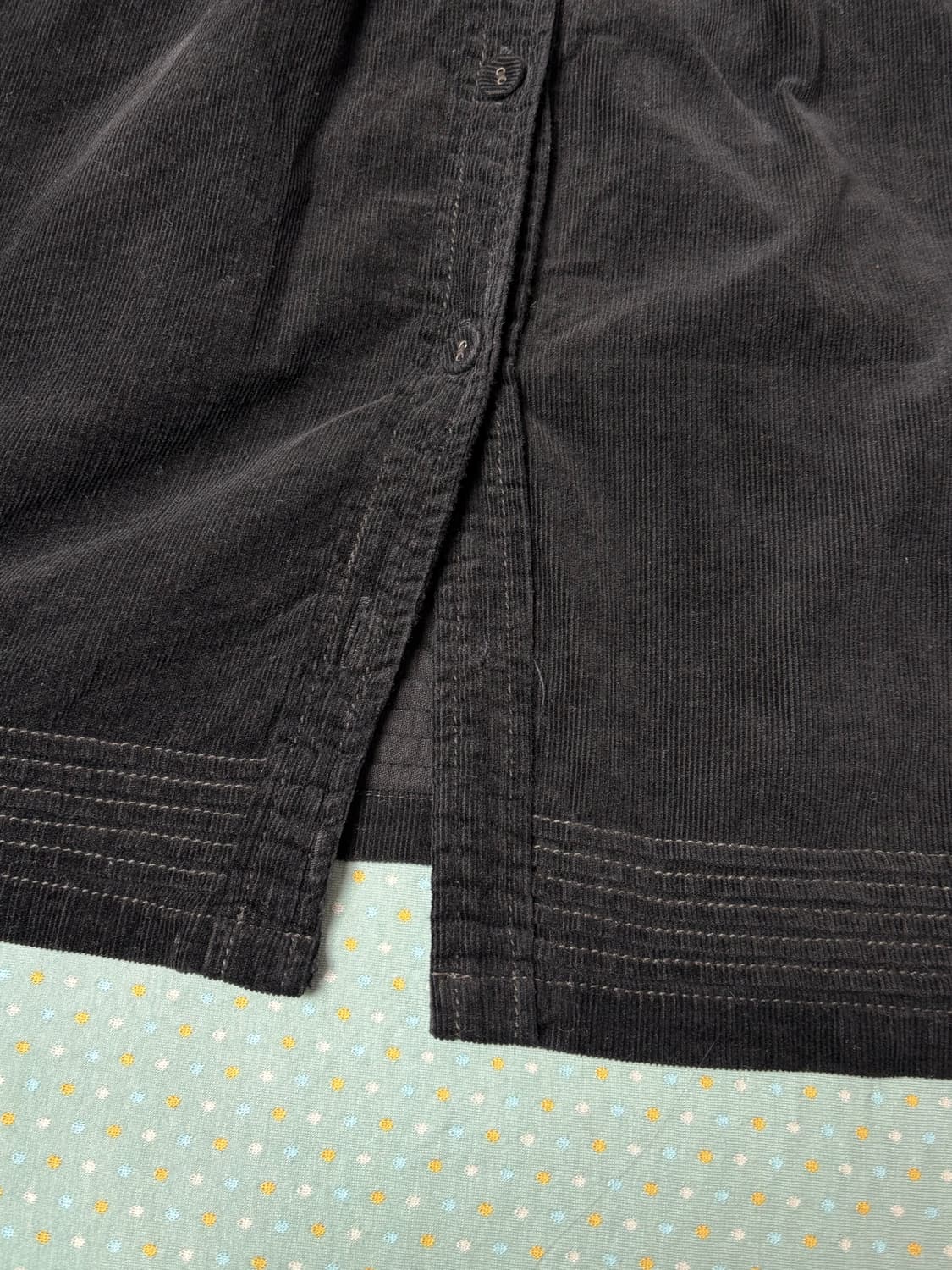 블랙 코듀로이 원피스 상품이미지8