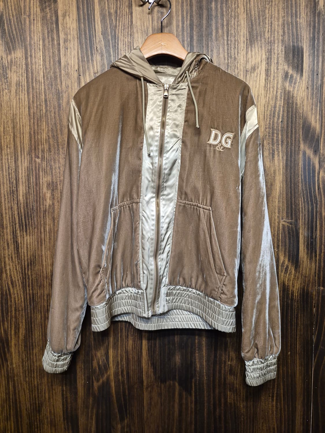 DOLCHE&GABBANA VELVET HOODIE ZIPUP  상품이미지2