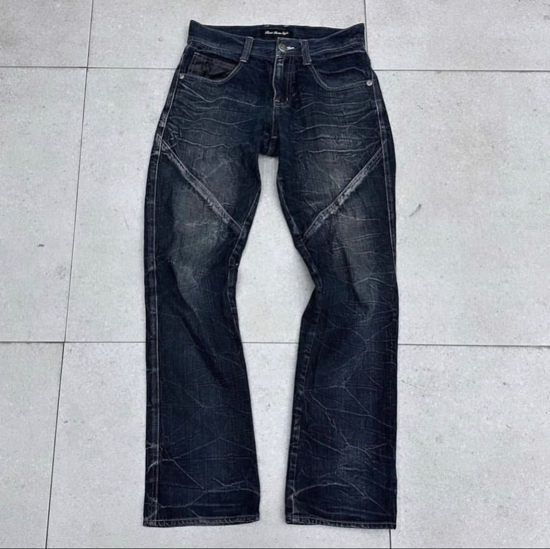 middle age emblem washed denim 상품이미지4