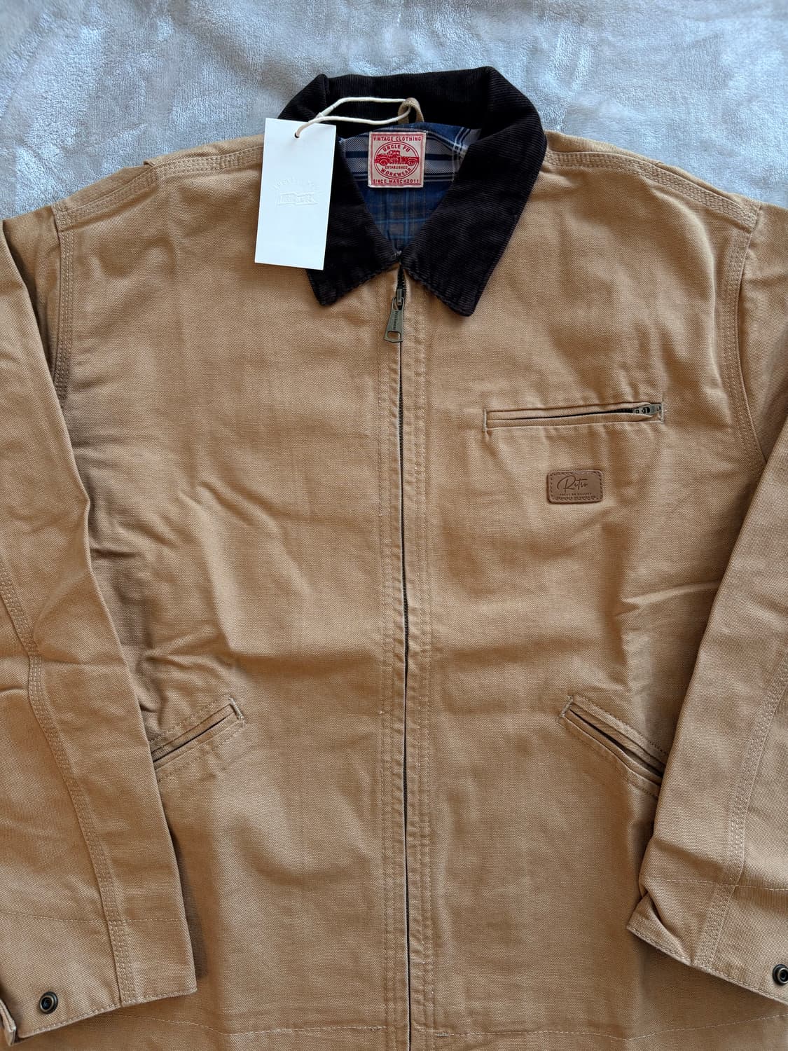 새제품 샌드브라운 워크자켓,  XL 상품이미지2