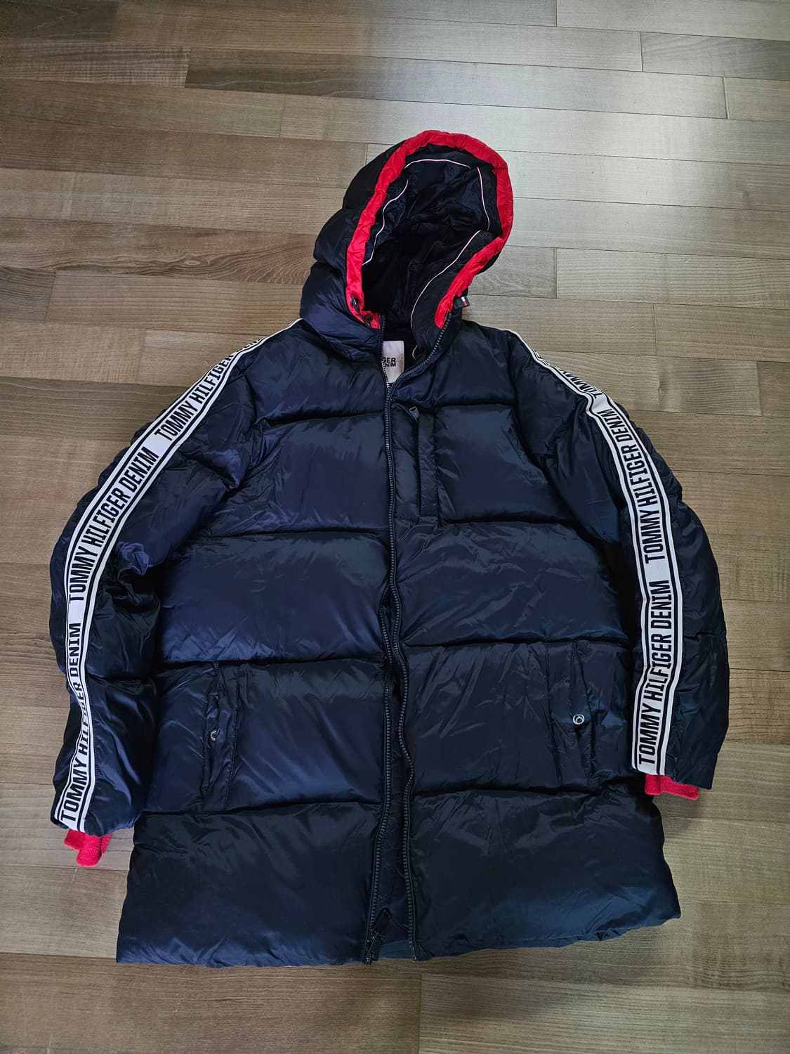 정품/s) 타미힐피거 네이비 패딩 상품이미지1